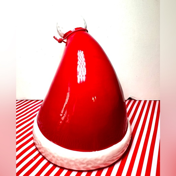 Christmas Ceramic Santa Hat Kitchen Sponge Holder Dish Sink Wash - Picture 3 of 6